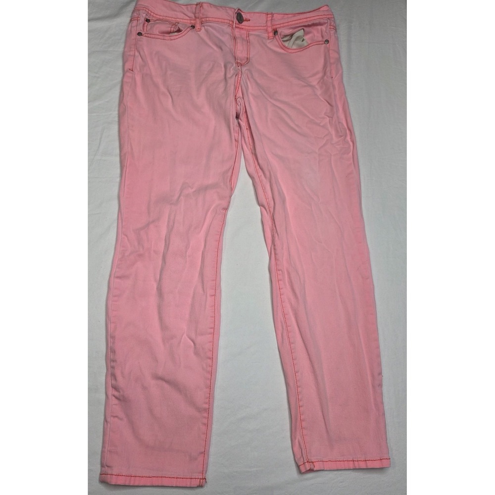 LEI Ashley Low Rise Pink Jeans Size 15 Regular Y2K Aesthetic Denim Pants